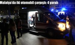 Malatya'da iki otomobil çarpıştı: 4 yaralı