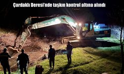 Çardaklı Deresi’nde taşkın kontrol altına alındı