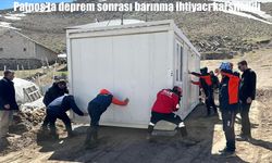 Ağrı Patnos’ta depremzedelere konteyner desteği: 3 köyde kurulum tamamlandı