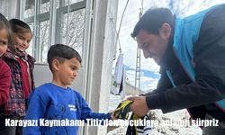 Kaymakam Titiz’den çocuklara forma sürprizi