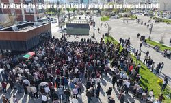 Elazığ’da taraftarlar maçı meydanda izledi