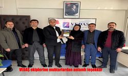 Muhtarlar VEDAŞ Ekiplerine Teşekkür Plaketi Verdi