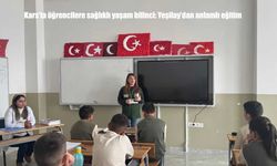 Kars’ta Öğrencilere Sağlıklı Yaşam Eğitimi Verildi