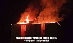 Lise yurdunda yangın paniği: 46 öğrenci tahliye edildi