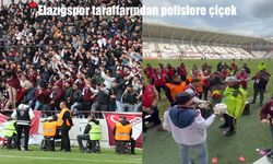 Polis Haftasında anlamlı görüntü: Elazığspor taraftarından polislere büyük jest