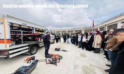 Elazığ’da afet farkındalığı için gençlere uygulamalı eğitim