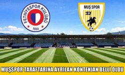 Muşspor taraftarına Fethiye’de 263 kişilik kontenjan