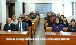 Erzincan Belediyesi’nde kalite süreçleri masaya yatırıldı