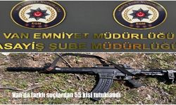Van'da farklı suçlardan 55 kişi tutuklandı
