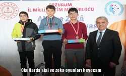 Erzurum’da zekâ oyunları heyecanı: Dereceye girenler belli oldu