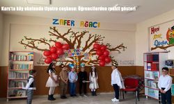Kars’ta köy okulunda tiyatro coşkusu: Öğrencilerden renkli gösteri
