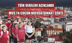 Muş, çocuk nüfus oranında Türkiye’de ilk 5’te