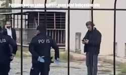 Polisten kaçan şahıs, tabancasını anaokulunun bahçesine attı