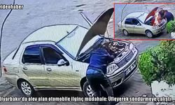 Diyarbakır'da şaşkına çeviren görüntü: Biri üfledi, diğeri söndürdü