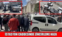 Muş’ta kontrolden çıkan araç zincirleme kazaya neden oldu