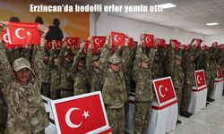 Erzincan’da Mehmetçiklerden Yemin Töreni