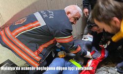 Malatya’da şantiye kazası: Asansör boşluğuna düşen işçi yaralandı