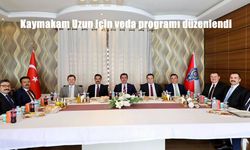Güroymak Kaymakamı Uzun için veda programı düzenlendi