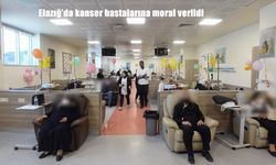 Elazığ'da kanser hastalarına moral verildi