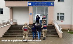 Bingöl’de suçlulara geçit yok: 16 şüpheli, 4 hükümlü yakalandı