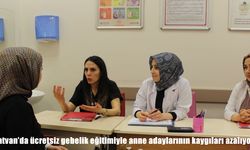 Tatvan'da ücretsiz gebelik eğitimiyle anne adaylarının kaygıları azalıyor