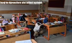 Elazığ’da öğrencilere afet bilinci aşılandı