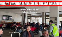 Muş’ta jandarmadan siber farkındalık eğitimi