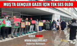 Muş’ta gençlerden Gazze için dayanışma çağrısı