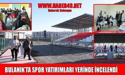 Muş Gençlik ve Spor İl Müdürlüğü'nden Bulanık’a yatırım çıkartması