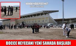 Muş'ta modern bocce sahası kapılarını sporculara açtı