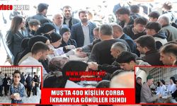 Muş’ta gençlerden Cuma namazı sonrası çorba ikramı