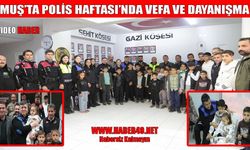 Muş’ta şehit ve gazi çocuklarından polislere süperiz