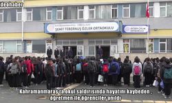 Dört günlük aradan sonra ilk ders: Okul saldırısında hayatını kaybedenler anıldı