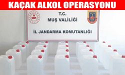 Muş'ta kaçak alkol operasyonu: 100 litre etil alkol ele geçirildi