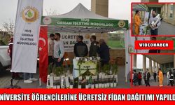 MAUN öğrencilerine 50 bin fidan dağıtıldı