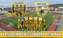 Muşspor-Aliağa FK maçının kadrosu açıklandı