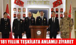 Jandarma’dan Emniyet’e anlamlı ziyaret: Türk Polis Teşkilatı 181 yaşında