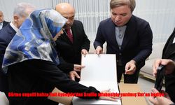 Görme Engelli Hafıza Vali Aydoğdu’dan Anlamlı Hediye