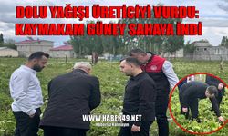 Hasköy Kaymakamı Güney, hasar tespit çalışmalarını yerinde inceledi