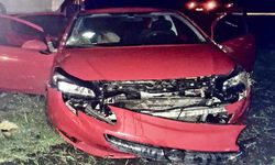 Kars'ta şarampole devrilen otomobildeki 5 kişi yaralandı