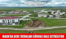 Muş Alparslan Üniversitesi’nde dere ıslah çalışmaları başladı