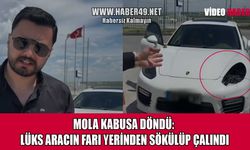 Muş dönüşü yolunda lüks araca "Far Hırsızlığı" şoku