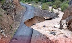 Erzincan’da Sel ve Heyelan: Başbağlar Yolu Kapandı