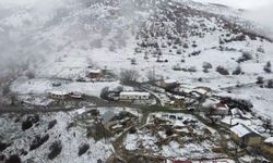 Erzincan Refahiye’de Köyler Beyaza Büründü