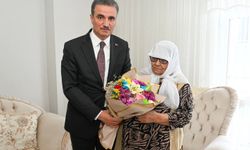 Erzurum'da şehit annesine vefa ziyareti