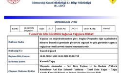 Meteoroloji’den Tunceli için kuvvetli sağanak yağış uyarısı
