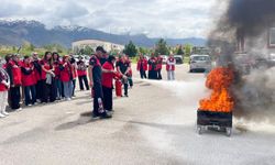 Erzincan’da Gönüllülere Yangın Eğitimi Verildi
