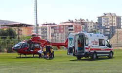 Malatya’da hava ambulansı yaşlı hasta için havalandı