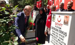 Malatya protokolünden şehitlik ziyareti
