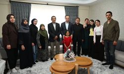 Erzurum’da şehit ailelerine bayram ziyareti